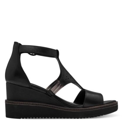 Women`s Platform Sandals TAMARIS-1-28214-42-001 BLACK