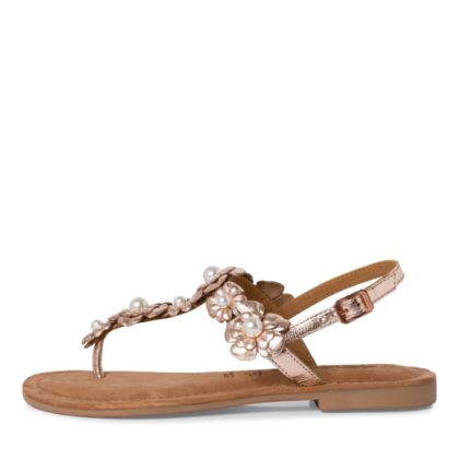 Women`s flat sandals Tamaris-1-28123-42-952 ROSE METALLIC