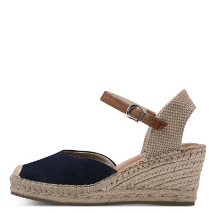 Women`s Platform Sandals TAMARIS-1-29610-42-805 NAVY