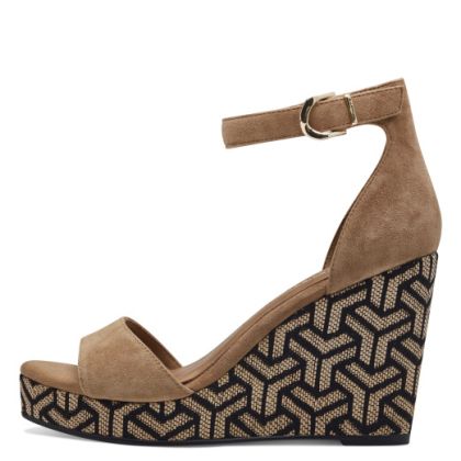 Women`s Platform Sandals TAMARIS-1-28331-42-310 CAMEL