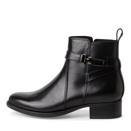 Дамски Равни Боти TAMARIS - 1-25031-43-003  BLACK LEATHER