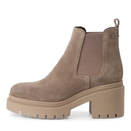 Дамски Боти На Ток TAMARIS - 1-25459-41-378  TAUPE SUEDE