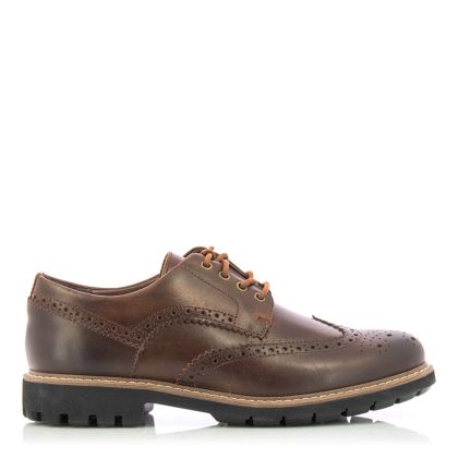 Мъжки Ежедневни CLARKS-26127191 BATCOMBE WING DARK TAN