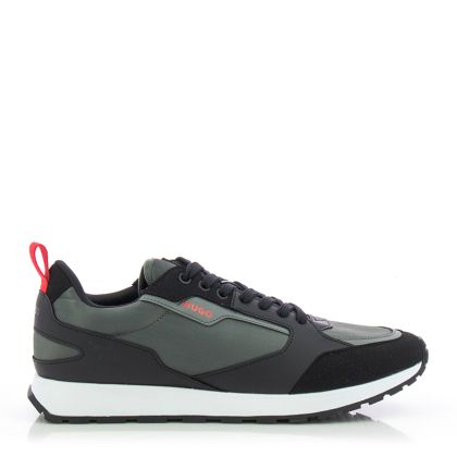 Men`s Sneakers HUGO-50536568 ICELIN RUNN PUMF N OPEN GREY