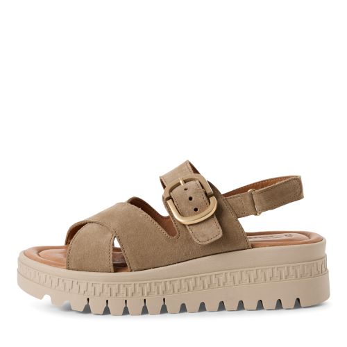 Дамски Сандали На Платформа TAMARIS - 1-28704-44-341 TAUPE