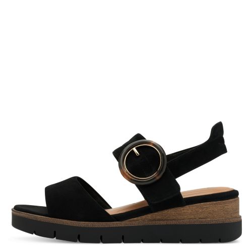 Дамски Сандали На Платформа TAMARIS - 1-28206-42-007 BLACK UNI