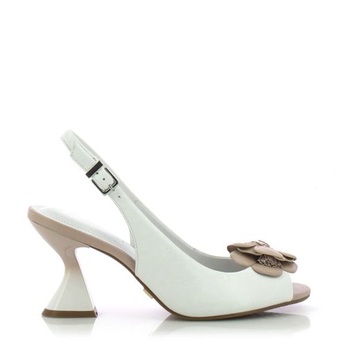 Дамски Сандали На Ток DONNA ITALIANA-11580-274-841 GLASGOW WHITE