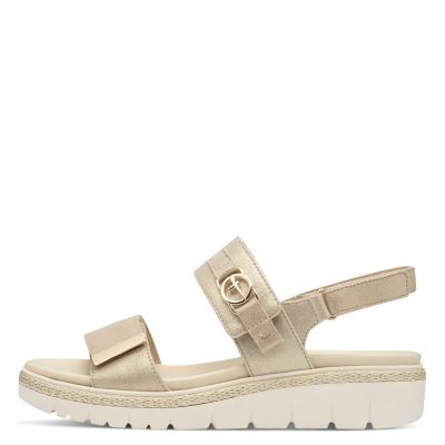 Women`s Sandals On Platform TAMARIS-1-28264-44-179 CHAMPAGNE