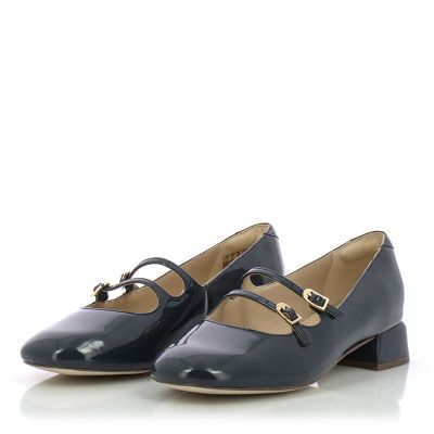 Токчета CLARKS - 26181311 DAISS30 SHINE NAVY PATENT