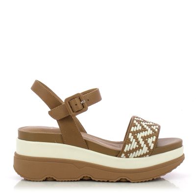 Дамски Сандали На Платформа GEOX - D55HBA D GARDENIA CAMEL/PAPYRUS