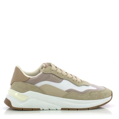Дамски Сникърс BOSS-50541617 SKYLAR RUNN MXTH MEDIUM BEIGE