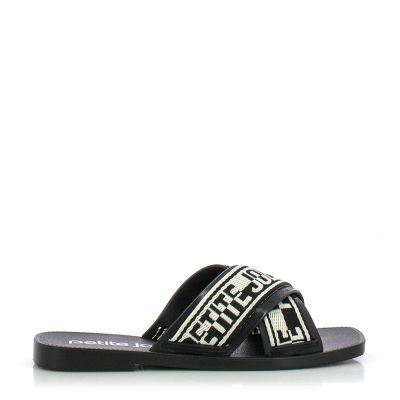 Дамски Равни Чехли PETIT JOLIE - PJ6437 VIBE BLACK