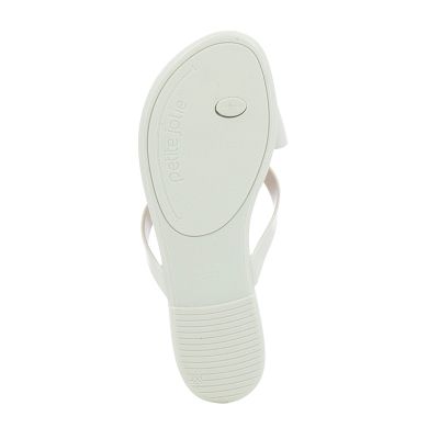 Дамски Равни Чехли  PETITE JOLIE - PJ6549 WHITE/CARAMEL