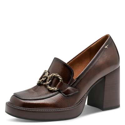 Токчета TAMARIS - 1-24413-45-359 BROWN PATENT