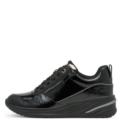 Woman`s Sneakers TAMARIS-1-23754-45-018 BLACK PATENT