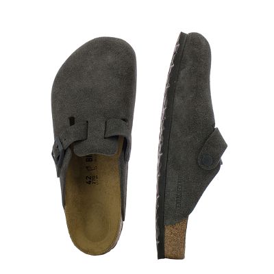 Мъжки Ежедневни Чехли BIRKENSTOCK-1028602 BOSTON VELVET GREY