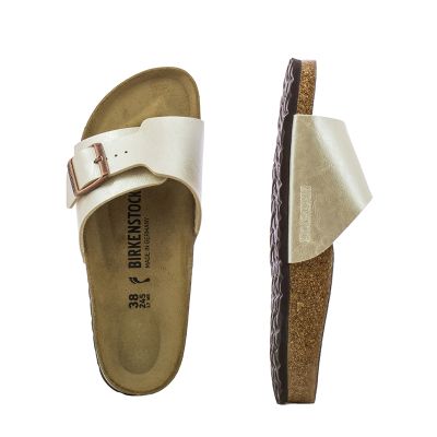 Дамски Чехли Комфорт BIRKENSTOCK-1026631 CATALIN PEARL WHITE
