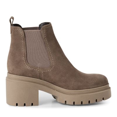 Дамски Боти На Ток TAMARIS - 1-25459-41-378 TAUPE SUEDE
