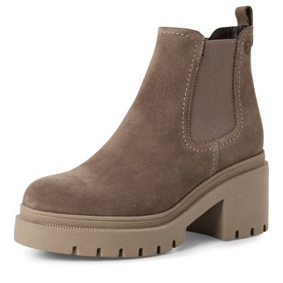 Дамски Боти На Ток TAMARIS - 1-25459-41-378 TAUPE SUEDE