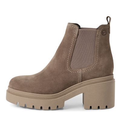 Дамски Боти На Ток TAMARIS - 1-25459-41-378 TAUPE SUEDE