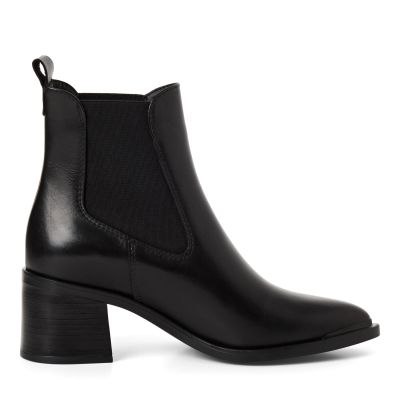Дамски Боти На Ток TAMARIS - 1-25301-45-003 BLACK LEATHER