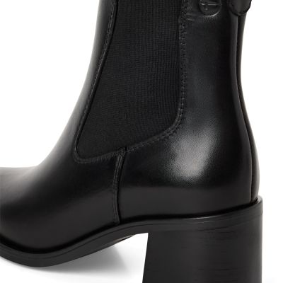 Дамски Боти На Ток TAMARIS - 1-25301-45-003 BLACK LEATHER