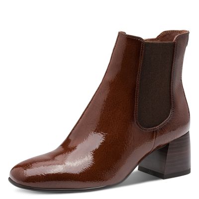 Дамски Боти На Ток TAMARIS - 1-25327-45-305 COGNAC