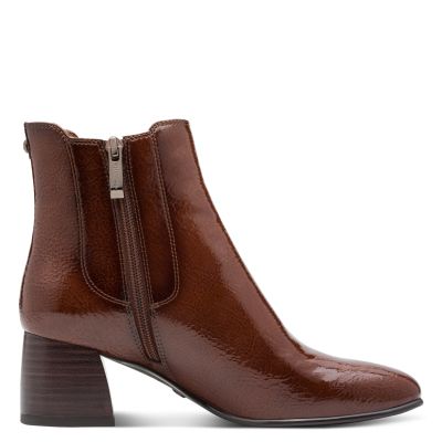 Дамски Боти На Ток TAMARIS - 1-25327-45-305 COGNAC