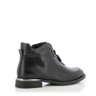 Women`s Flat Ankle Boots CARLO FABIANI-26102154 BLACK