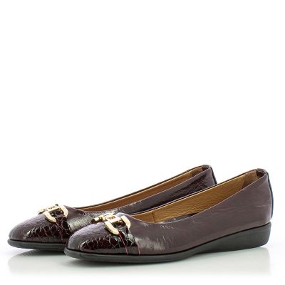 Балерини  VERONELLA-26142208 DK.BORDO/BORDO