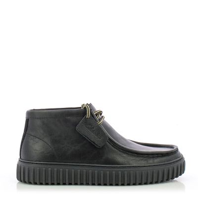 Мъжки Ежедневни Боти CLARKS-26178264 TORHILL HI BLACK LEATHER