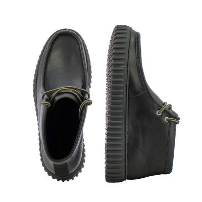 Мъжки Ежедневни Боти CLARKS-26178264 TORHILL HI BLACK LEATHER