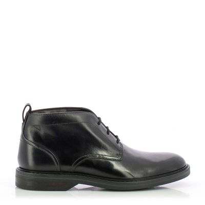 Мъжки Ежедневни Боти CLARKS-26179683 ALDWIN CHUKKA BLACK LEATHER