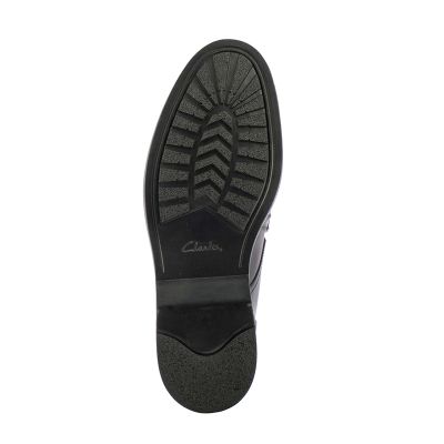 Мъжки Ежедневни Боти CLARKS-26179683 ALDWIN CHUKKA BLACK LEATHER