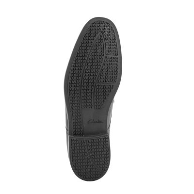 Мъжки Офис Обувки CLARKS-26161285 HOWARD WALK BLACK LEATHER