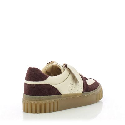 Дамски Сникърс CLARKS - 26185508 MAYHILL LACE BURGUNDY COMBI