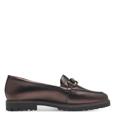 Дамски Лоуфър TAMARIS - 1-24201-41-351 MOCCA METALL.