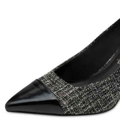 Токчета TAMARIS - 1-22466-45-009 BLACK/WHITE