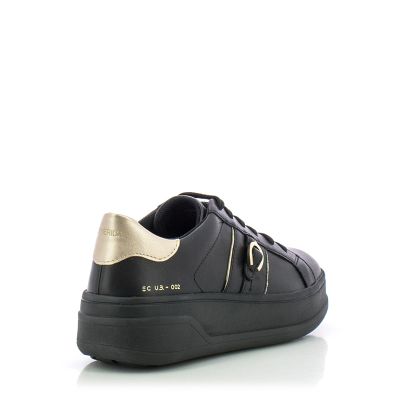 Дамски Сникърс GEOX - D56WVB D SPHERICA BLACK/LT GOLD