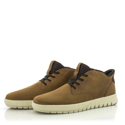 Мъжки Ежедневни Боти GEOX-U56MAB U FLEXTRIDE PLUS LIGHT BROWN