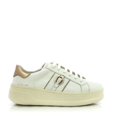 Дамски Сникърс GEOX - D56WVB D SPHERICA WHITE/LT GOLD