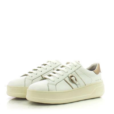 Дамски Сникърс GEOX - D56WVB D SPHERICA WHITE/LT GOLD