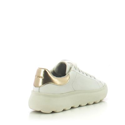 Дамски Сникърс GEOX - D45TCD D SPHERICA WHITE/LT GOLD