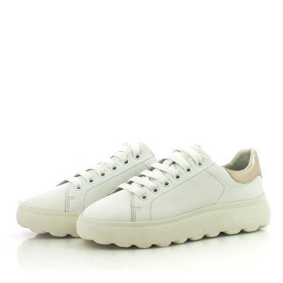 Дамски Сникърс GEOX - D45TCD D SPHERICA WHITE/LT GOLD