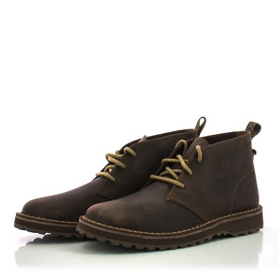 Мъжки Ежедневни Боти CLARKS-26179717 SOLSBURY DB DARK BROWN LEA