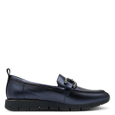 Дамски Лоуфър TAMARIS - 1-24711-42-824 NAVY METALLIC