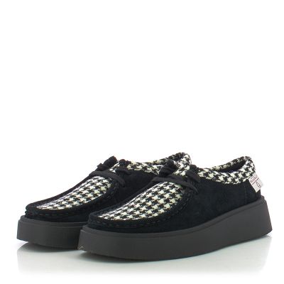 Дамски Ежедневни CLARKS - 26184945 TORVIEW W BLACK TWEEDCOMBI