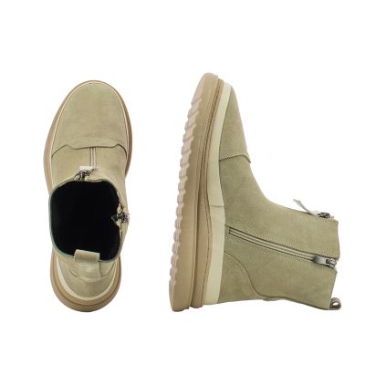 Дамски Равни Боти VERONELLA-261-403 BEIGE