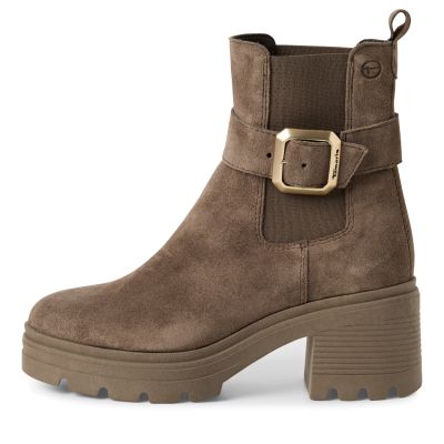 Дамски Боти На Ток TAMARIS - 1-25433-45-341 TAUPE