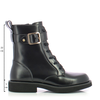Дамски Равни Боти BOSS - 50552772 ELERI LUBOOTIE BOBK BLACK